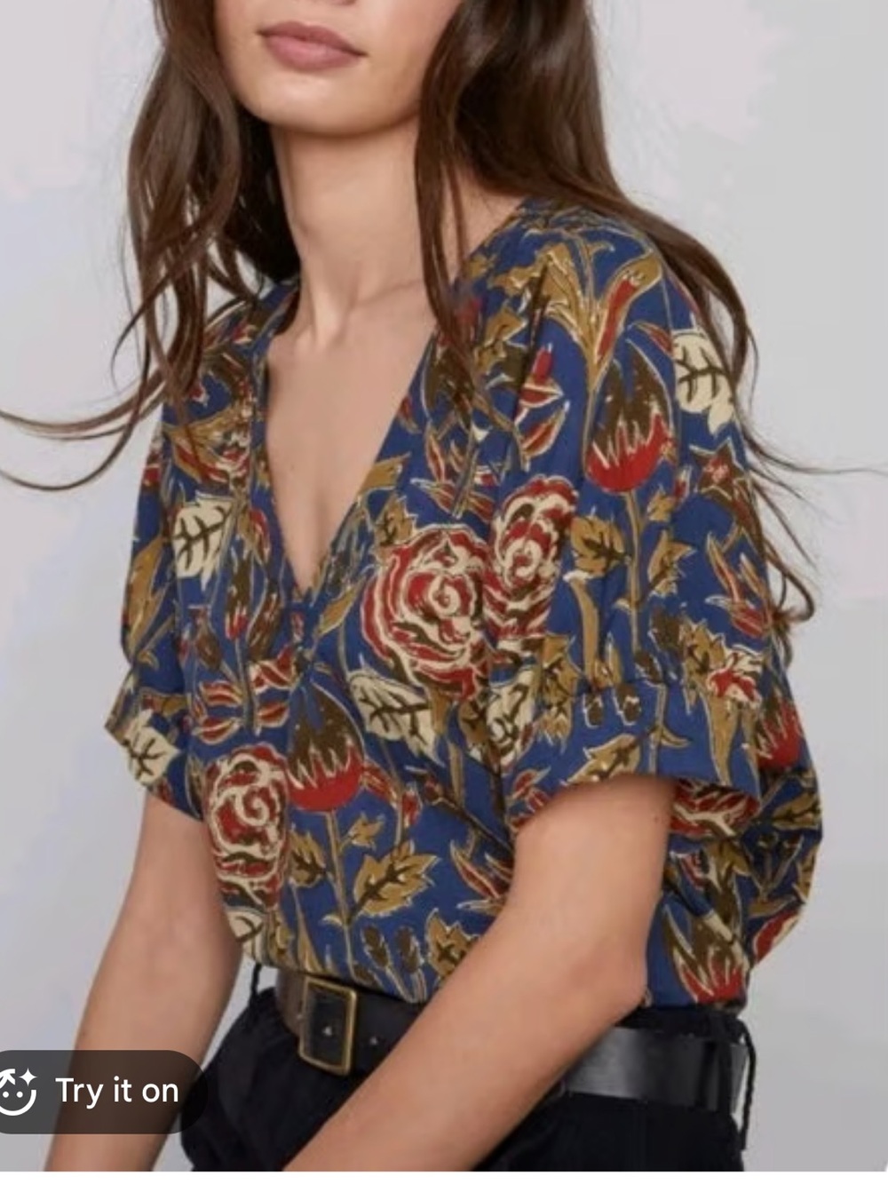 Velvet by Graham and Spencer Lena Floral Top